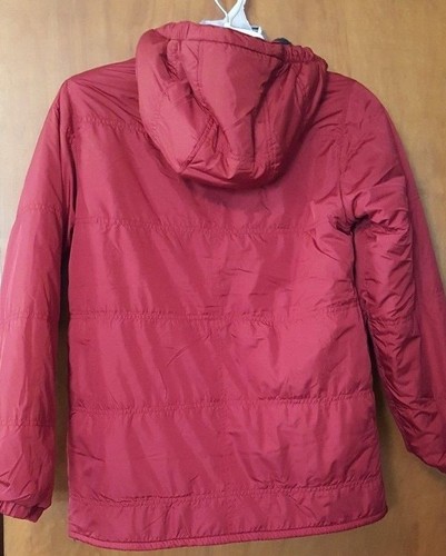 NWT Land's End Reversible Jacket Puffer Style/Fleece Hooded Zipper Coat Youth L - Picture 3 of 9