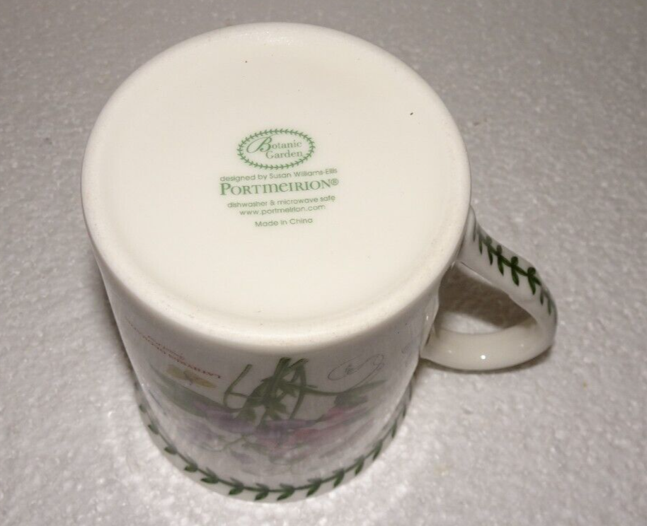 Portmeirion Botanic Garden Sweet Pea / Lathyrus Odoratis Mug by