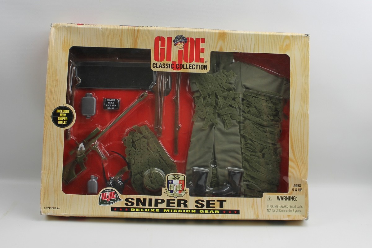 ミリタリー GI JOE SNIPER SET DELUXE MISSION GEAR G.I. Joe Classic Collection Sniper Set Deluxe Mission Gear | eBay
