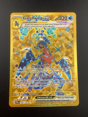 garchomp ex pokemon card value Pokemon Trading Card Game Heat Wave Arena Hyper Rare Cynthia's Garchomp ex #87 [Japanese] main image 1