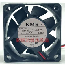 NMB 2410RL-04W-B70 12V 0.35A 6025 6cm high air volume fan
