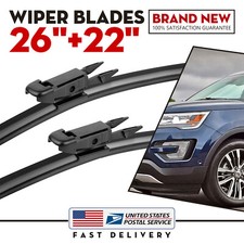 Original Equipment Front Bracketless Windshield Wiper Blades for Ford Explorer