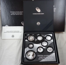2020 Limited Edition Silver Proof Set US Mint 8 Coins OGP American Silver Eagle