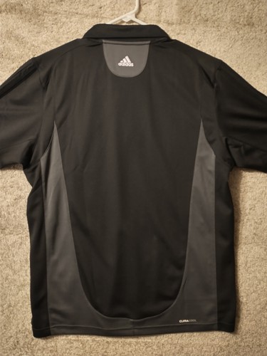 Adidas Polo Adulto Mediano JR Motorsports Racing Negro Gris Manga Corta Hombres - Imagen 11 de 15