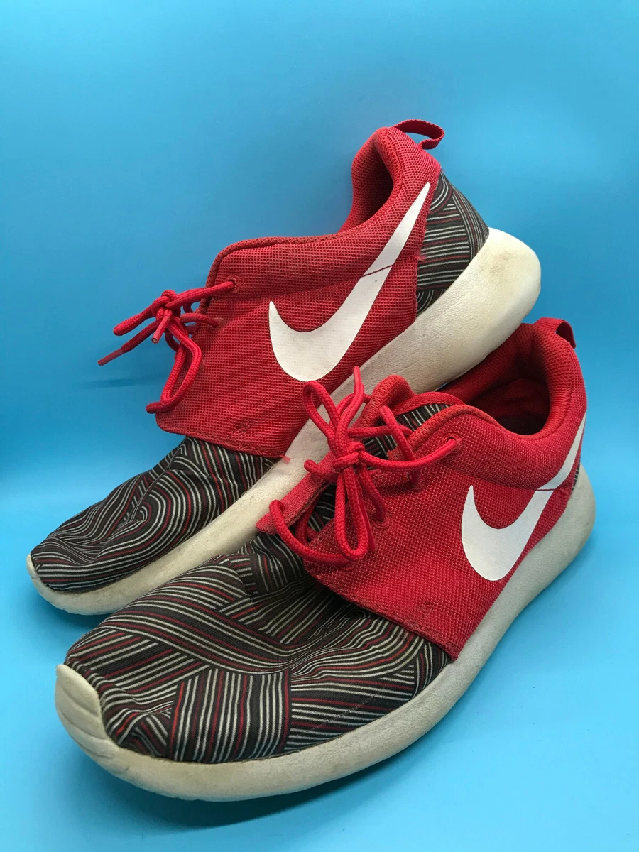 Nike Roshe One Print University Red Mens Shoe Sneaker size 8 eBay