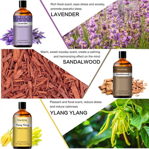 100ml Pure & Natural Aromatherapy Essential Oils Therapeutic Grade Diffuser Oil - Picture 4 of 43