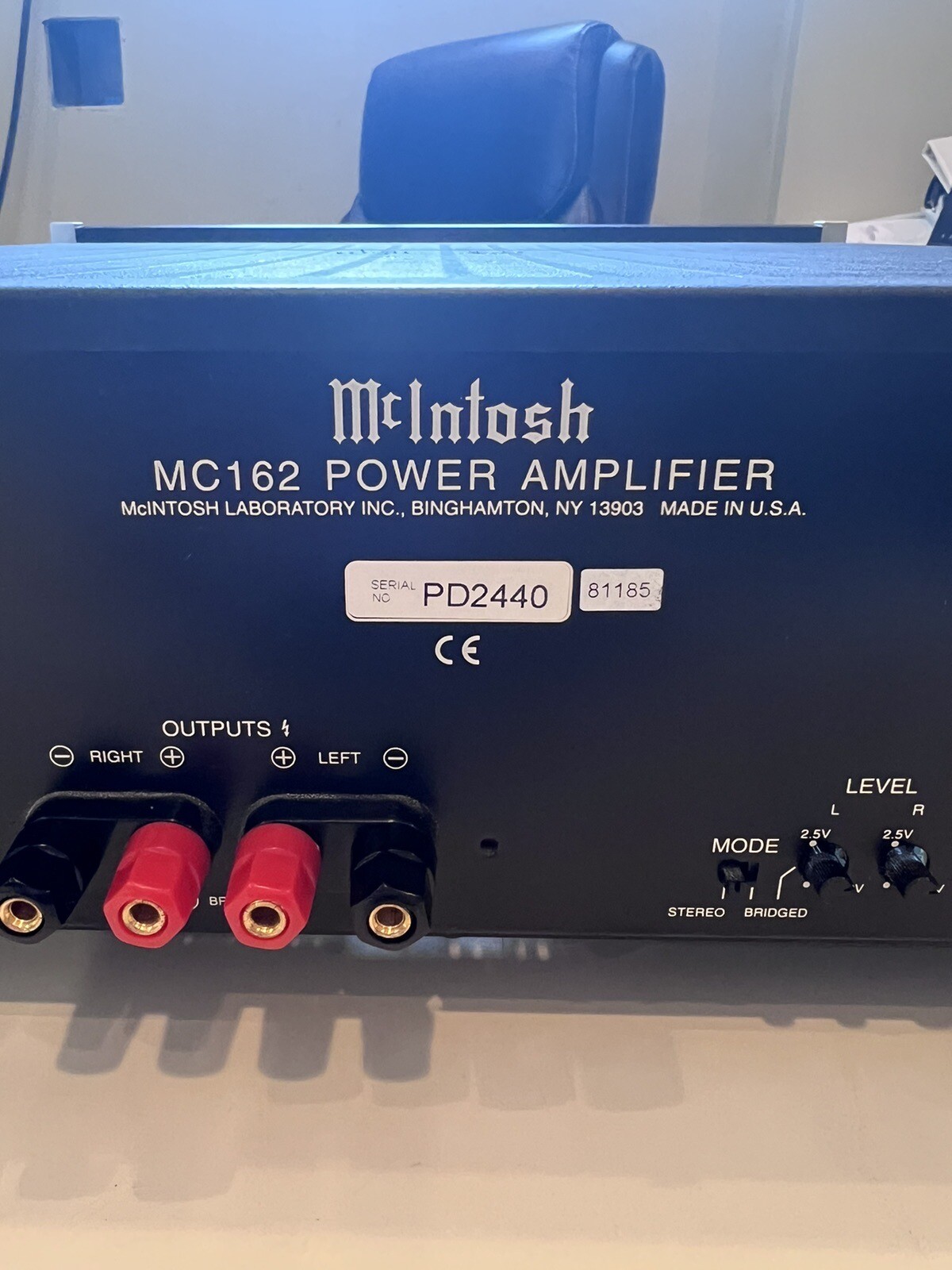 McIntosh MC162 Power Amplifier eBay