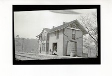 4x6 photos, Kansas City Southern Railroad Depot, Vidor, Texas, Circa 1920