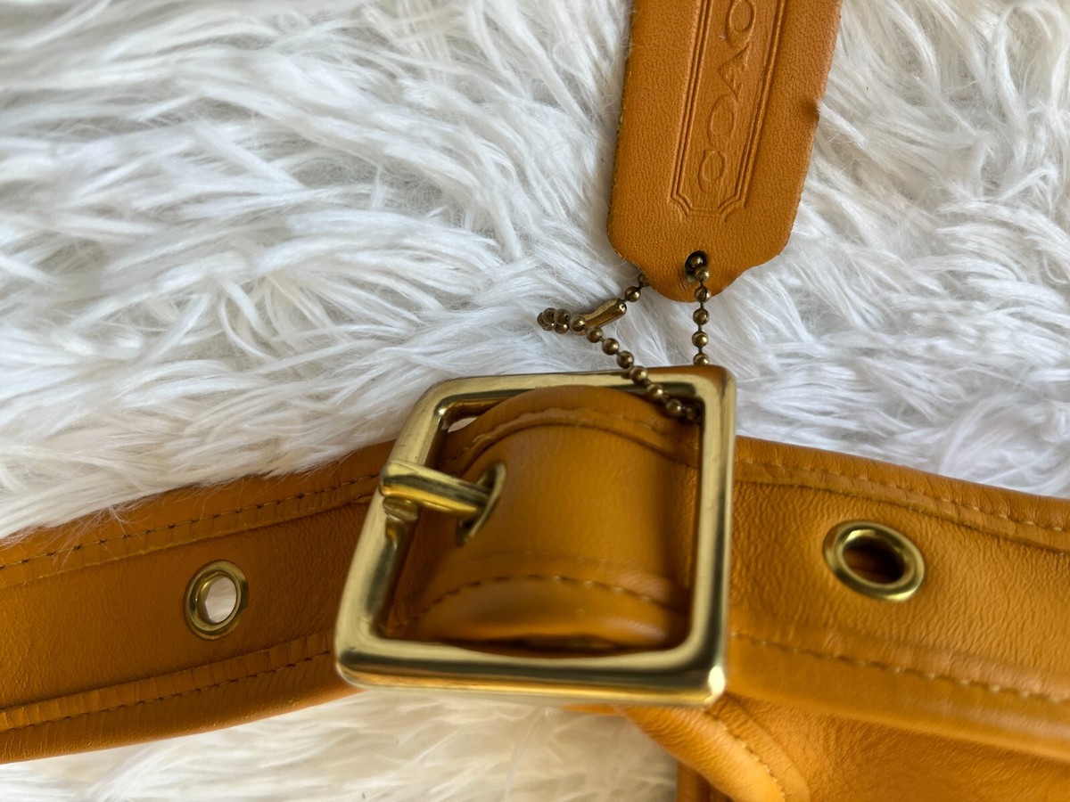 VINTAGE COACH DUFFLE SAC BUCKET SOULDER BAG PURSE #9085
