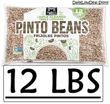 Member's Mark Pinto Beans 12 lbs Gluten Free & Non-GMO!! FAST SHIP!!