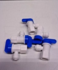 1/4" BALL VALVE FOR WATER SYSTEM, 5 PIECE, NEW