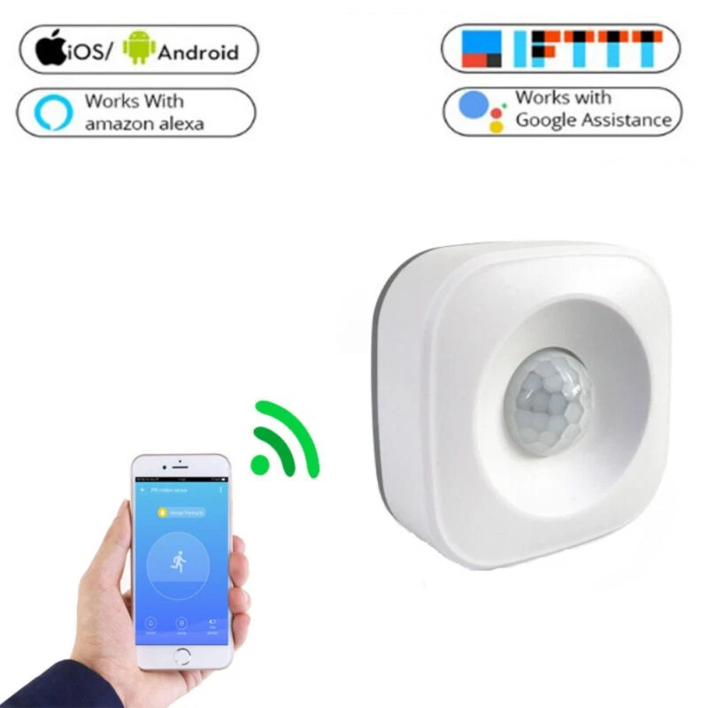 1-10X Tuya WiFi Smart PIR Motion Sensor Smart Alarm Detector For Alexa Google UK - Image 3 of 4
