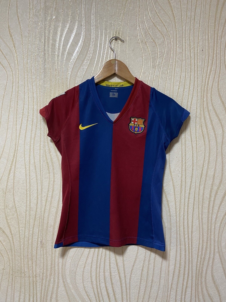 BARCELONA 2006 2007 HOME FOOTBALL SHIRT SOCCER JERSEY NIKE sz XS