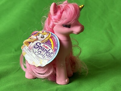 Zuru Sparkle Girlz Purple w/ Gold Unicorn Wild Pink Hair 4