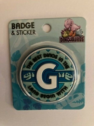 Dinosaurus Name Badge Blue - Initials - Free Postage - Picture 9 of 15
