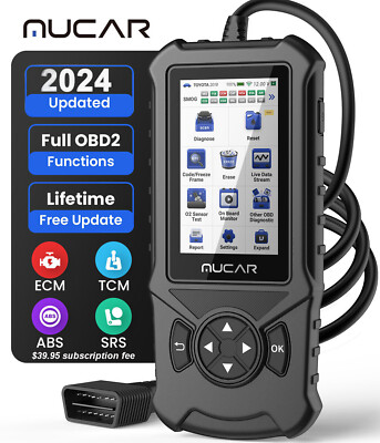 2024 MUCAR CDE900 OBD2 Scanner OBD Code Reader Car Diagnostic Tool Engine Fault