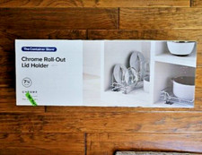 The Container Store Roll-Out Pan Lid Holder Organizer NEW 430021