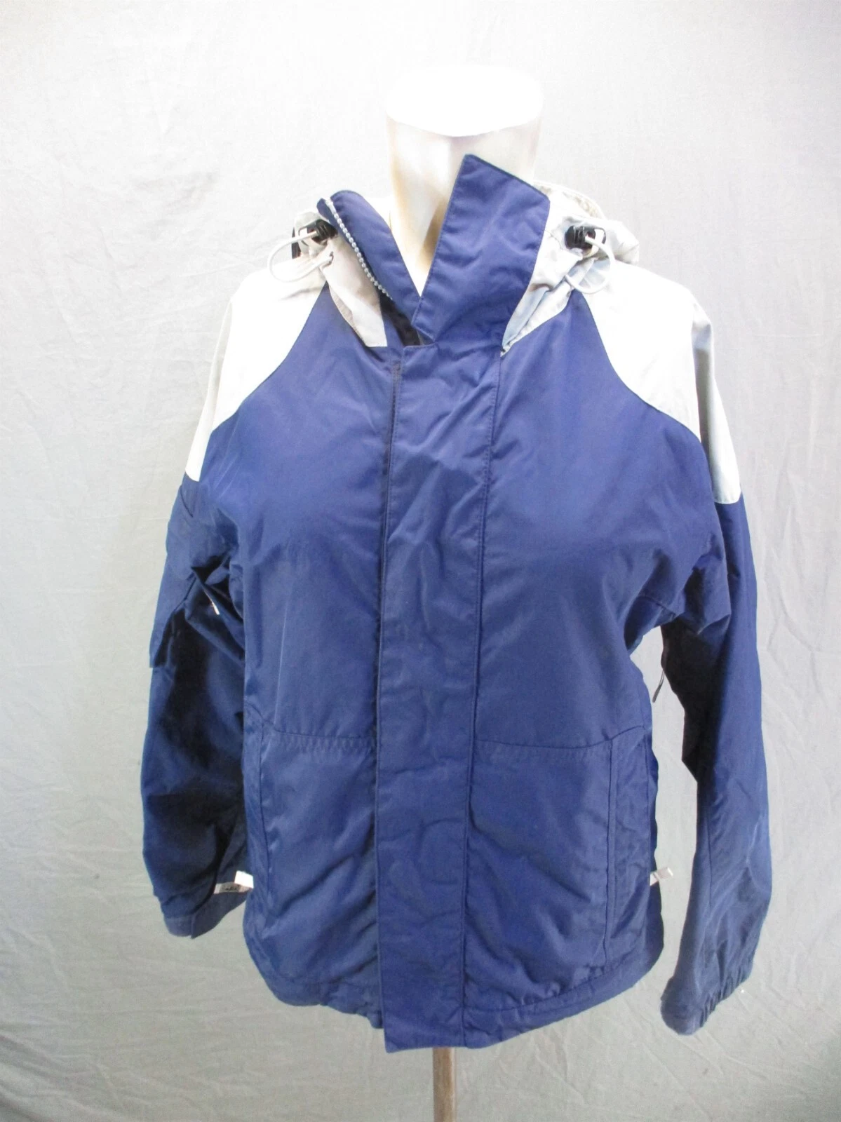 burton biolite 100% nylon zip powder snowboard jacket