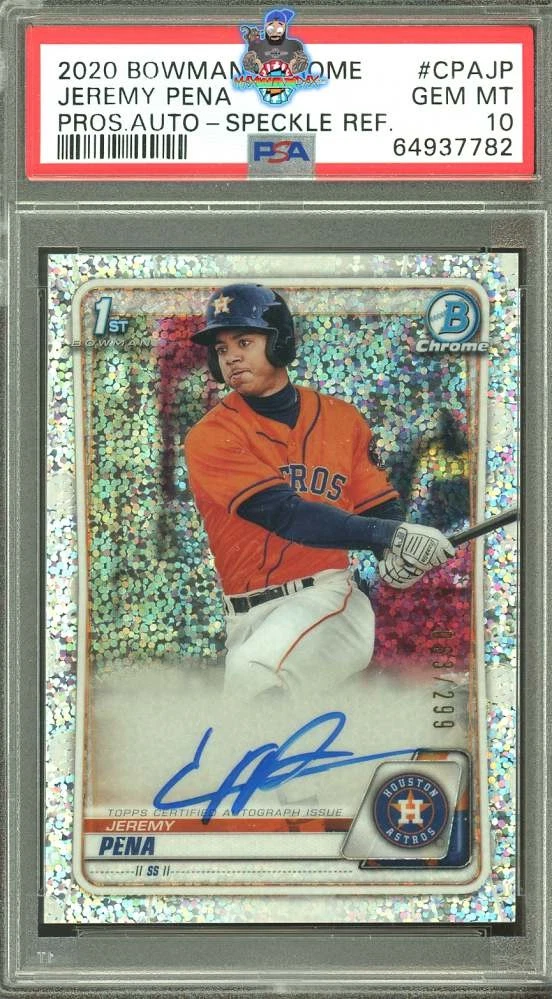 2020 Bowman - Jeremy Pena #CPA-JP for sale | eBay