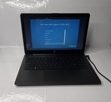 HP Stream 14-cb174wm 14" HD Laptop/Celeron N4000/4GB RAM/64GB EMMC/W10H, Black