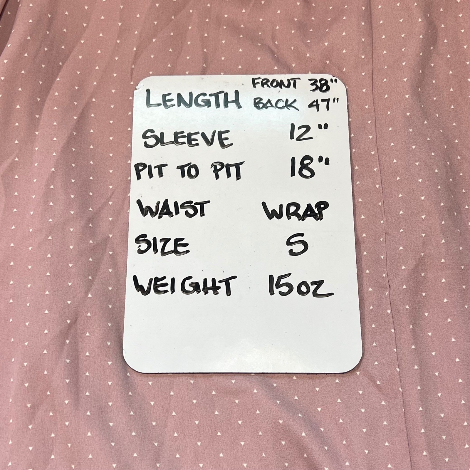 Lulus Soft Pink Triangular Polka Dot Wrap Midi Dr… - image 8