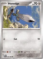 Honedge 056/088 Mega Evolution: Perfect Order Common Pokémon TCG