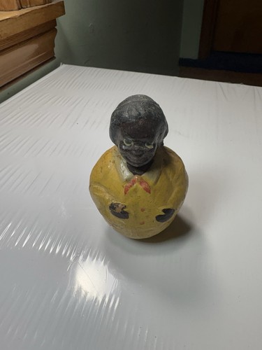 Antique Vintage Paper Mache African American Roly Poly | eBay