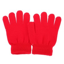 Kids Running Gloves Thermal Knitted Bike Riding for Cold Weather