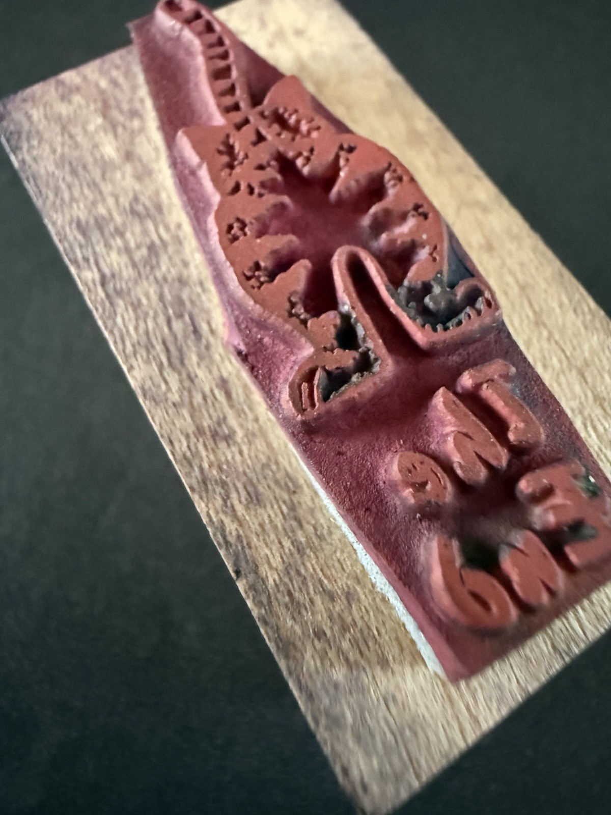 Hampton Art Cat Butt The End Kitty Backside Humor Rubber Stamp