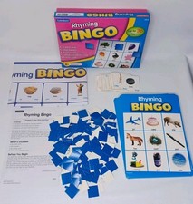 Lakeshore Learning Rhyming Bingo Classroom Homeschool Game