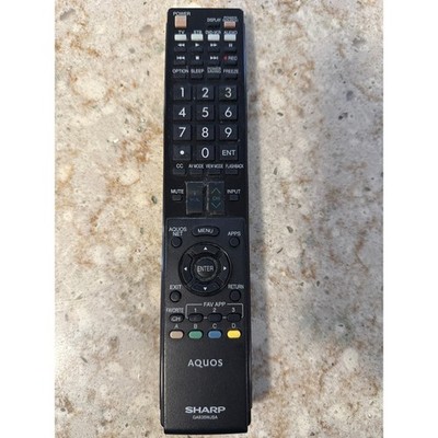 Sharp AQUOS GA935WJSA TV Remote Control Black Replacement OEM