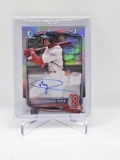 2025 1st Bowman Chrome Natanael Yuten Refractor Auto /499 Boston Red Sox