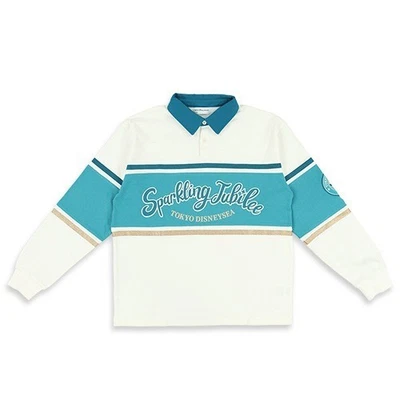 Japón Tokyo Disney Resort Sea 25th Sparkling Jubilee Rugby Shirt manga larga - Imagen 1 de 2
