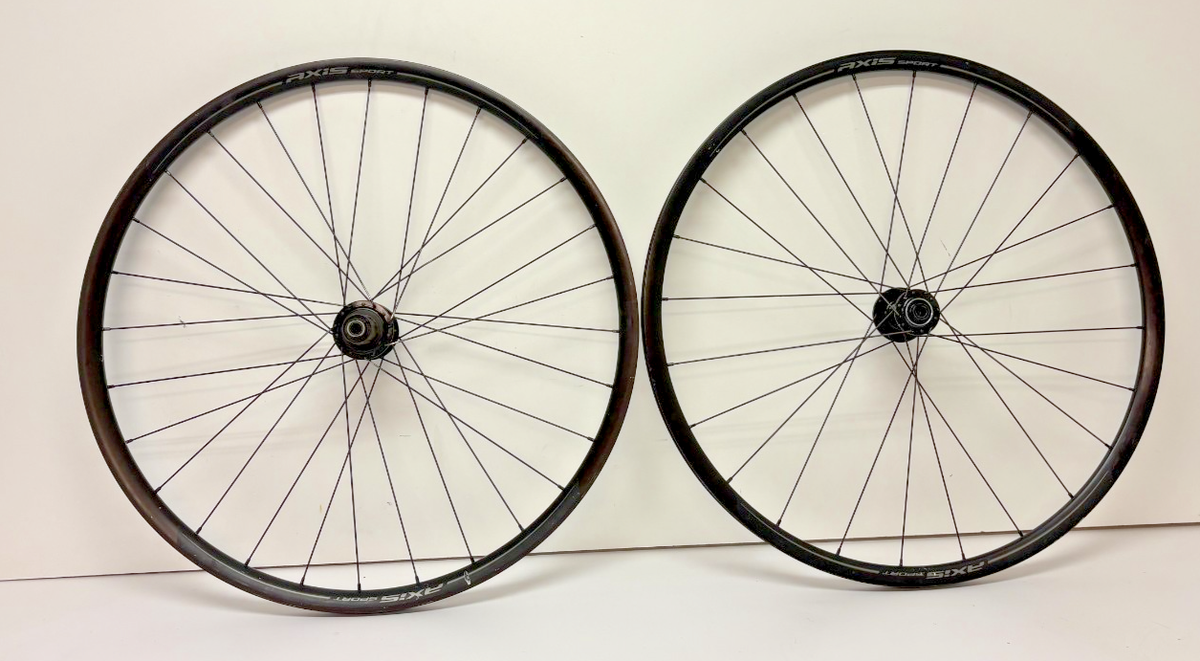 『AXIS SPORT』ホイール…700×25cタイヤ&チューブ付き×２本 Specialized Axis Sport 24-Spoke Aluminum Disc Brake Thru Axle 700C