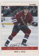 2002-03 ITG Be A Player Memorabilia Ruby 134/200 Greg de Vries #77 1s8