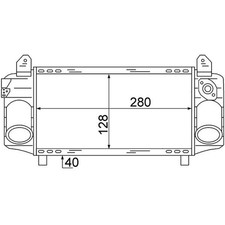 MAHLE LADELUFTKÜHLER TURBOKÜHLER passend für AUDI A2 | CI 72 000S