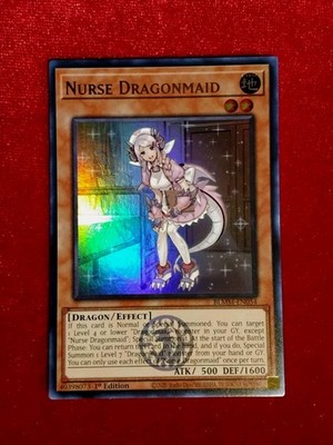 Yu-Gi-Oh! Nurse Dragonmaid - BLMM-EN054 Emblazoned Ultra Rare 1st