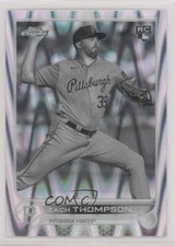 2022 Topps Chrome Sonic Black & White RayWave Refractor Zach Thompson #30 09br