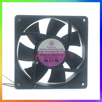 1PCS Bi-sonic BP1203824HH-03 24V DC 1.1A 12038 12CM Cooling Fan #ff