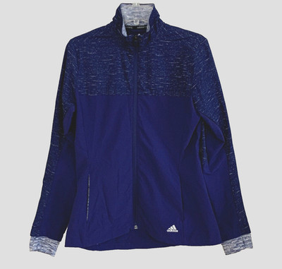 Adidas Supernova Women s Medium Blue Full Zip Running Jacket Climacool