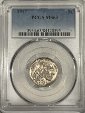 1917 Buffalo Nickel PCGS MS63