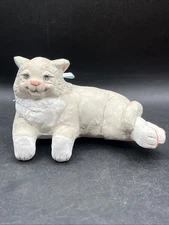 Vintage 1991 Dreamsicles Cat Kitten Figurine Signed By Artist Kristin Haynes