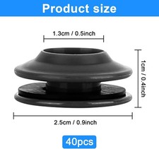 25 STÜCK KUNSTSTOFF CLIPS SCHWARZ CLIP ÖSEN 25ER SET FÜR PLANEN FOLIEN NETZE 25 STÜCK KUNSTSTOFF CLIPS SCHWARZ CLIP ÖSEN 25ER SET FÜR PLANEN FOLIEN NETZE