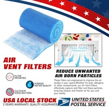 Aquarium Pond Filter Floss Pad Media Reusable 1/2" Thick, 140" x 12" Fold