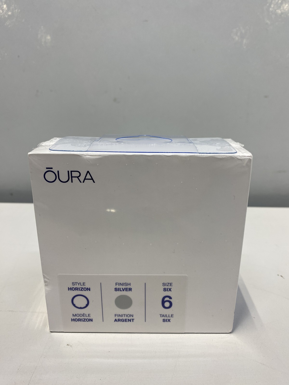 Oura Ring Gen3 Horizon Silver Size 6 Smart Wellness Tracker  