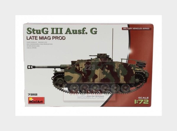 1:72 Miniart Tank Stug Iii Ausf.G Military 1943 Kit MA72112 Modellbau-image