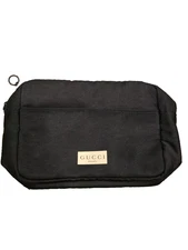 New GUCCI Black Beauty Makeup Pouch Bag GUCCI Beauty Collection Unisex