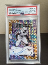 Topps 2025 Finest Gold GEO Dwight Freeney Colts Auto #FGA-DF PSA 10 /50
