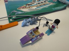 LEGO FRIENDS: Dolphin Cruiser (41015) Retired 2013 Missing One Drink