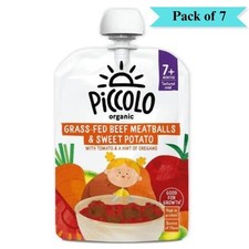 Piccolo Sweet Potato Grass-Fed Beef Meatballs - Pack of 7 130g each